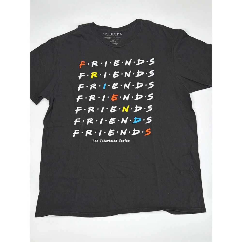 Friends The Television Series Black‎ Graphic T Shirt Mens Size XL TV Show
